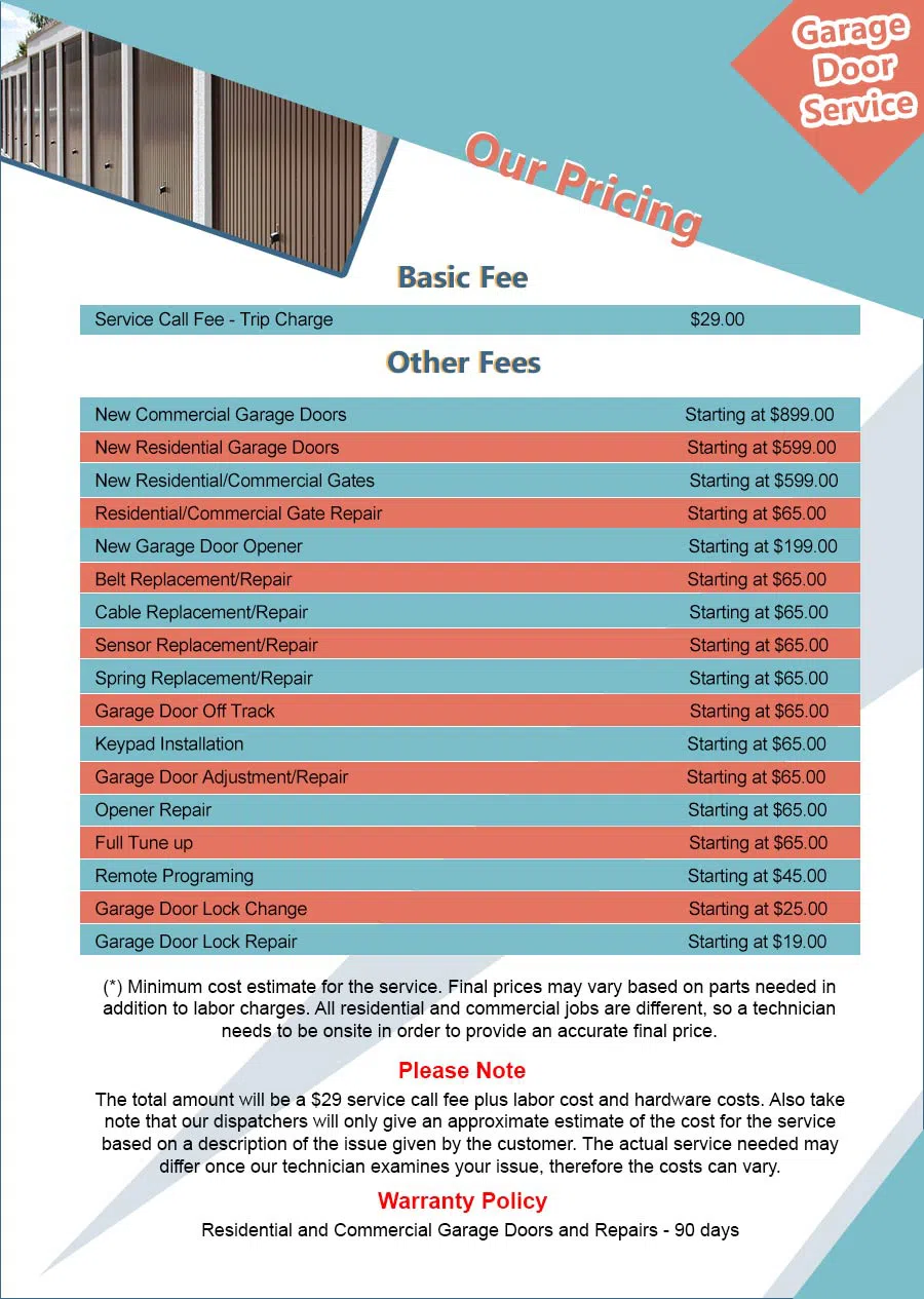 Golden Garage Door Service Miami, FL 786-427-8764